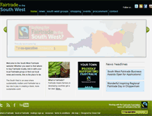 Tablet Screenshot of fairtradesouthwest.org.uk